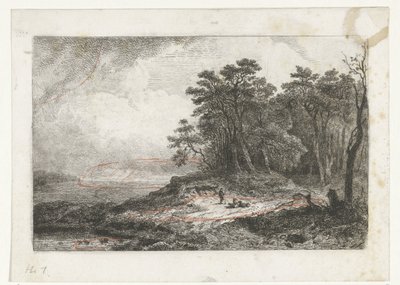 Paysage avec berger - Constantinus Cornelis Huysmans