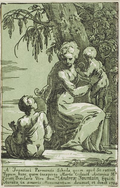 Une femme au pied d