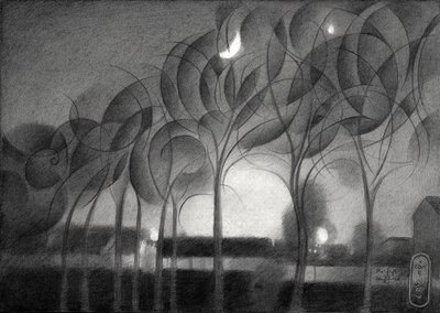 La nuit du croissant de lune - Corné Akkers