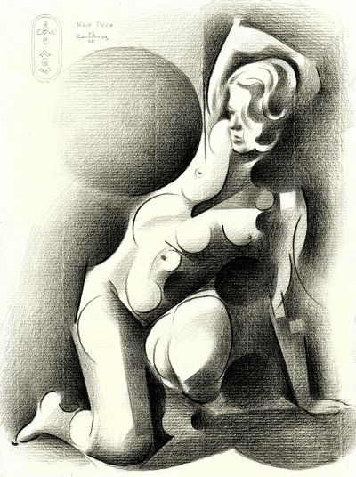 Femme élégante et stylisée - Corné Akkers