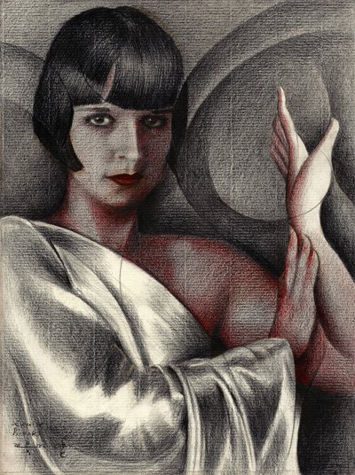 Femme élégante aux lèvres rouges - Corné Akkers