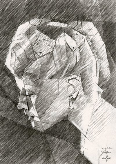 Portrait géométrique - Corné Akkers
