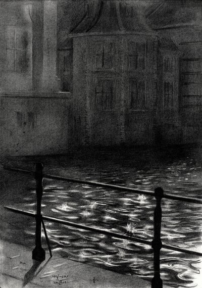 Reflets sur le canal de la vieille ville - Corné Akkers