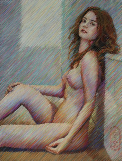 Femme nue sereine - Corné Akkers