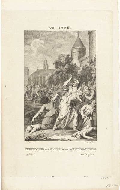 Persécution des Juifs par les croisés, 1784 - Cornelis Bogerts