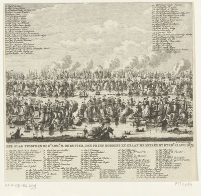 Bataille navale de Kijkduin, 1673 - Cornelis Brouwer