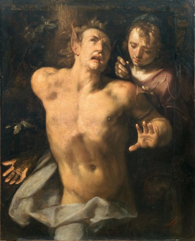 Le Dépeçage de Marsyas - Cornelis Cornelisz. Haarlem van
