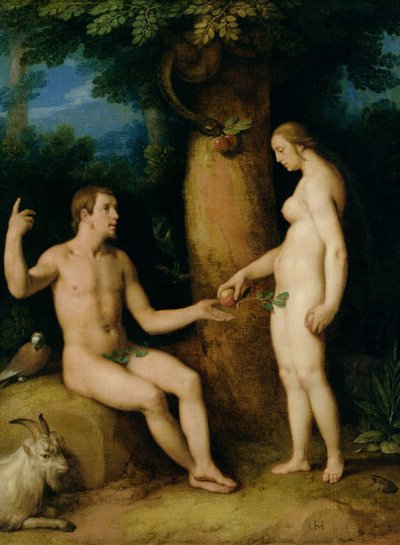 Adam et Ève, 1622 - Cornelis Cornelisz van Haarlem