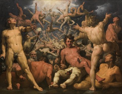 La Chute des Titans - Cornelis Cornelisz. van Haarlem