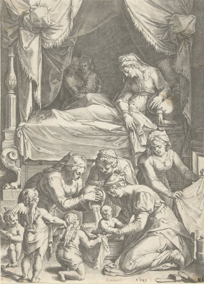 Naissance de la Vierge - Cornelis Cort