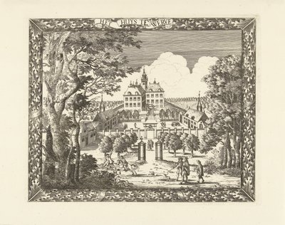 Vue de la Maison te Werve à Voorburg - Cornelis Elandts