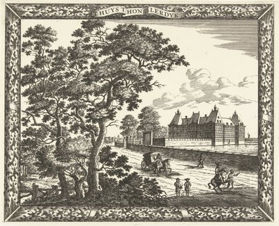 Vue du Palais Honselaarsdijk - Cornelis Elandts