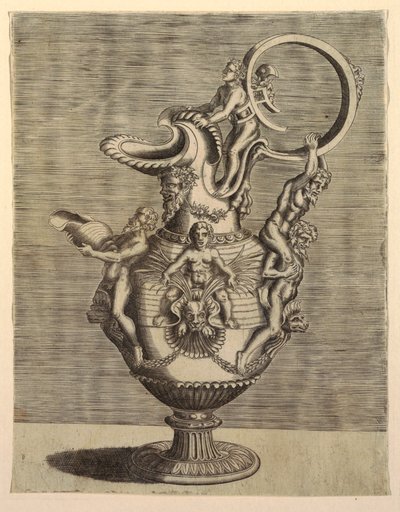 Aiguière avec poignée - Cornelis Floris Ii