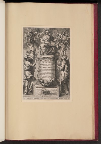 Page de titre pour Liutprand, Opera - Cornelis Galle II after Erasmus Quellinus II after Sir Peter Paul Rubens