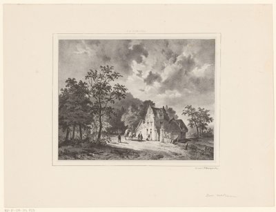 Maison dans le paysage - Cornelis Gerrit Verburgh