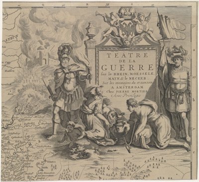 Carte de la région de Solms entre Marburg et Francfort-sur-le-Main en Allemagne (feuille en haut à droite) - Cornelis Huyberts