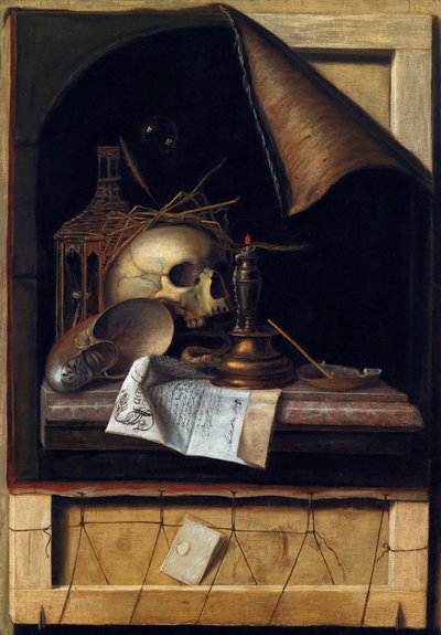 Nature morte à la vanité - Cornelis Norbertus Gysbrechts