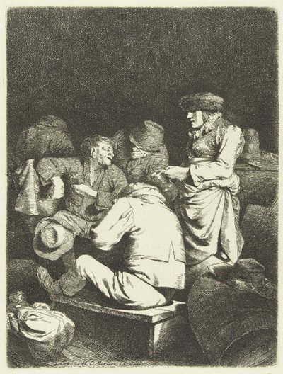 Aubergiste et compagnie dans une auberge - Cornelis Pietersz. Bega