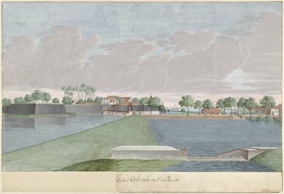 Vue de Colombo depuis le pont De Beer - Cornelis Steiger