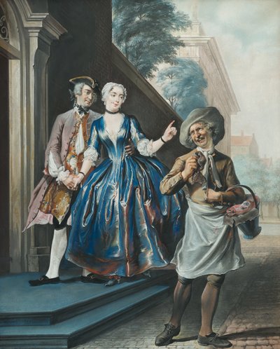 Pefroen et la tête de mouton, 1739 - Cornelis Troost