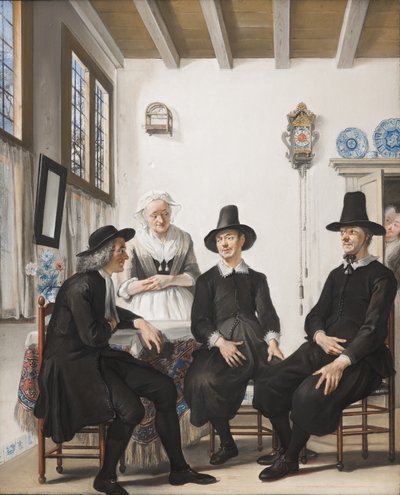 Saartje Jans est demandée en mariage, 1738 - Cornelis Troost