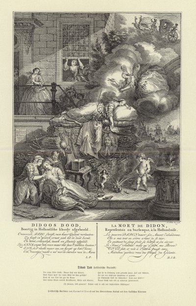 La mort de Didon - Cornelis Troost