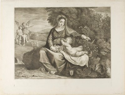 Madone et Enfant - Cornelis Visscher