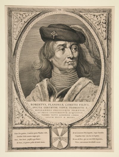 Robertus, fils du comte de Flandre - Cornelis Visscher