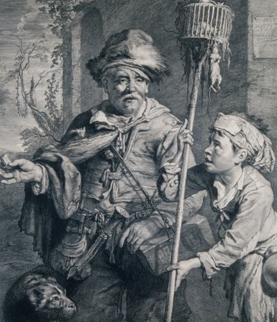 Le marchand ambulant de poison pour rats - Cornelis Visscher
