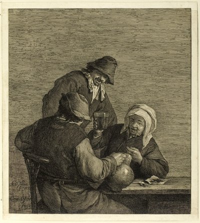 Les Buveurs - Cornelis Visscher