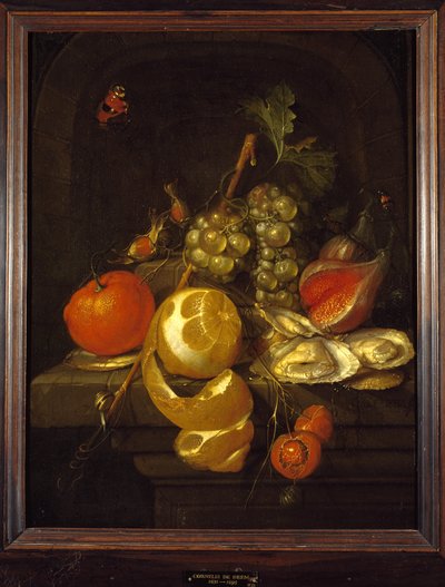 Nature morte avec fruits et huîtres, milieu des années 1650 - Cornelis de Heem