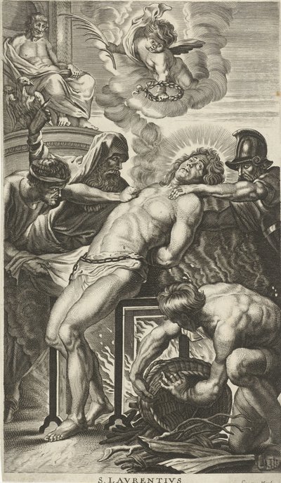 Martyre de Saint Laurent - Cornelis van Merlen