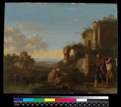 Paysage avec Abraham et Isaac, avant 1667 - Cornelis van Poelenburgh