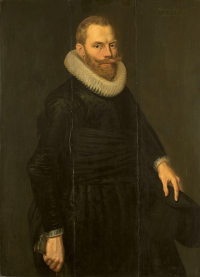 Portrait de Dirck Hasselaer - Cornelis van der Voort