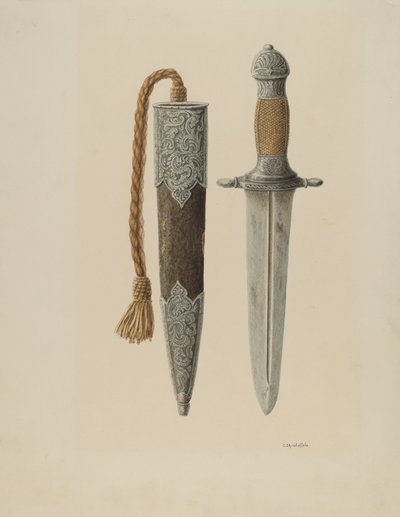 Dague et fourreau - Cornelius Christoffels