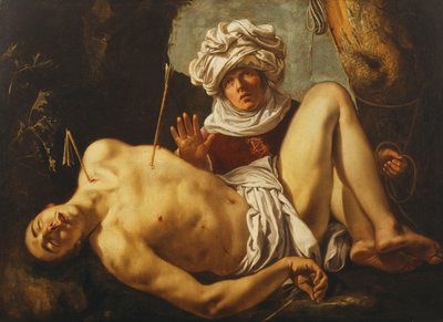 Saint Sébastien soigné par Irène, 161- - Cornelius de Beer