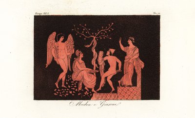 Représentation de Médée et Jason de la mythologie grecque - Corsi Corsi