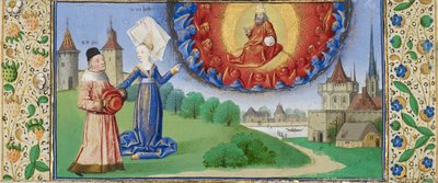 La Philosophie instruisant Boèce sur le rôle de Dieu, vers 1465 - Coëtivy Master