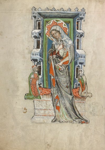 Sainte Hedwige de Silésie avec le duc Louis Ier de Liegnitz et Brieg et la duchesse Agnès - Court workshop of Duke Ludwig I of Liegnitz and Brieg