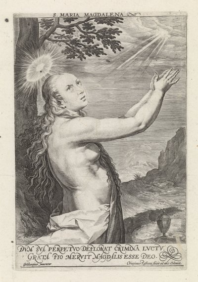La pénitente Marie-Madeleine - Crispijn van de Passe (I)