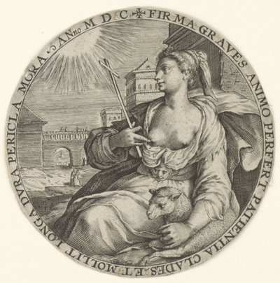 Patience (Vertus théologales) - Crispijn van de Passe (I)