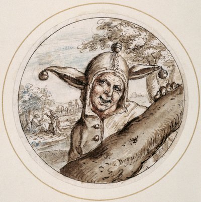 Fou avec capuchon et grelots, début du 17ème siècle - Crispin I de Passe