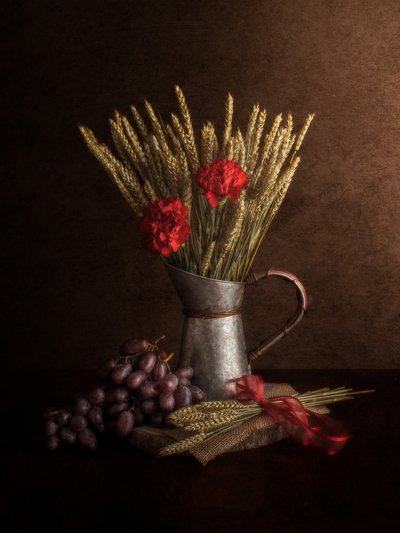 Nature morte « Récolte rustique » - Cristiano Giani