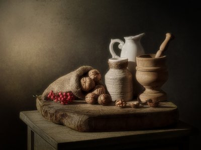 Nature morte « Récolte rustique » - Cristiano Giani