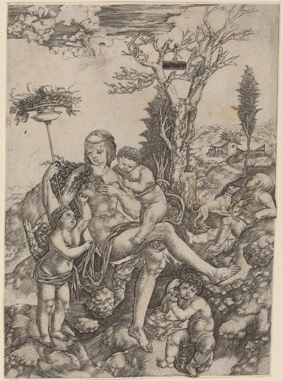 Allégorie de la Terre Mère - Cristofano Robetta