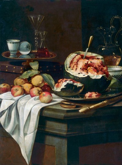 Fruits et instruments de musique - Cristoforo Munari