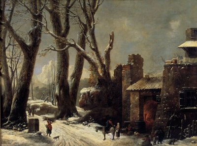 Première neige dans le Piémont - César van Loo