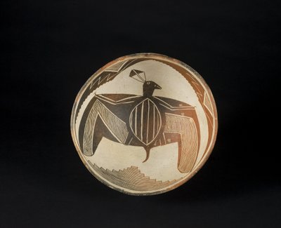Bol à motifs peints, vers 1060-1110 (céramique avec pigment) - Culture Mimbres