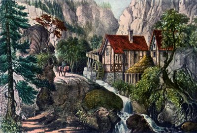 Ancien Moulin Suisse, 1872 - Currier and Ives