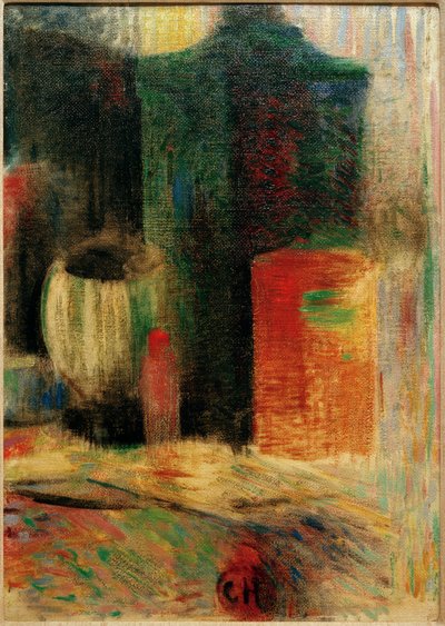 Nature morte avec céramique chinoise - Curt Herrmann